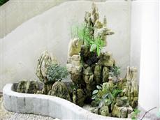 洛阳庭院别墅假山制作